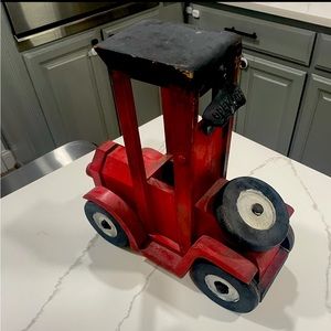 Vintage collector Rollable tractor/firetruck beer opener